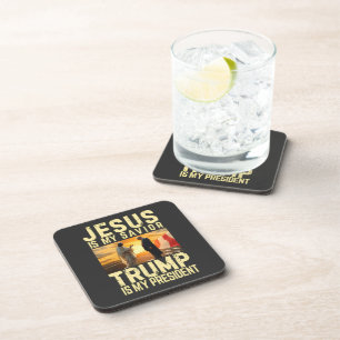 Porta-copo Jesus Trump - Jesus É Meu Senhor Salvador