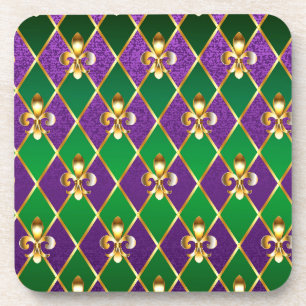 Porta-copo Jewelry Background Mardi Gras