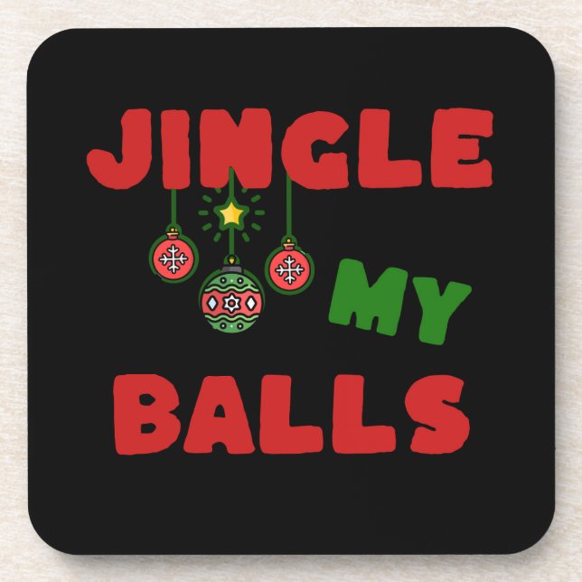 Porta-copo Jingle minhas bolas (Frente)
