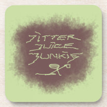 Jitter Juice Junkie - arte de café verde.