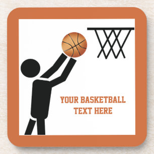 Porta-copo Jogador de basquetebol personalizado