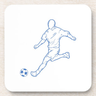 Porta-copo jogador de futebol