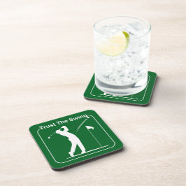 Porta-copo jogador de golfe