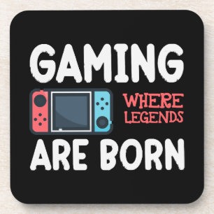 Porta-copo jogos onde lendas nascem