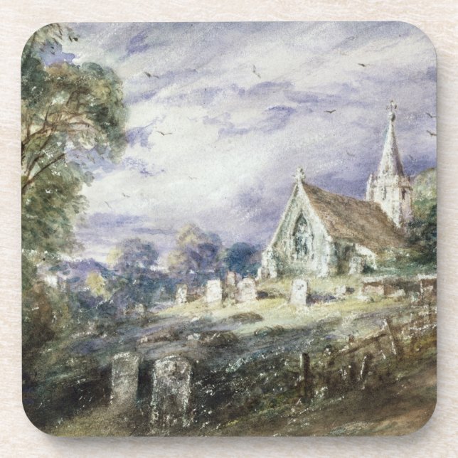 Porta-copo John Constable | Stoke a igreja de Poges (Frente)