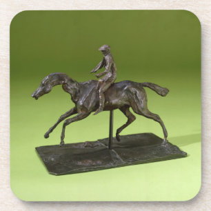 Porta-copo Jóquei em um cavalo (bronze)