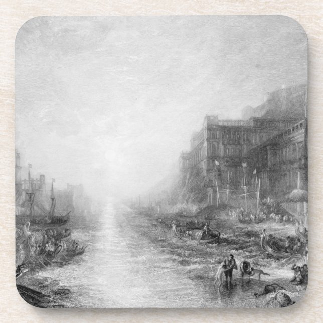 Porta-copo Joseph Mallord William Turner | o embarque de (Frente)