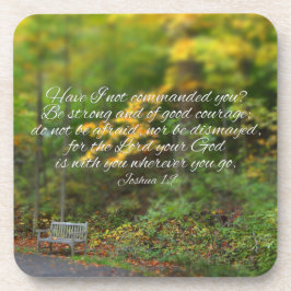 Porta-copo Joshua 1:9 Escritura Cristã Versa Bíblia