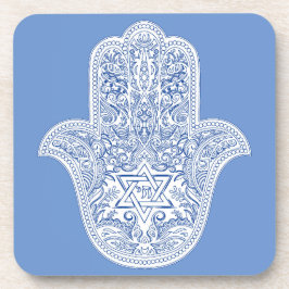 Porta-copo Judaica - Hamsa Beber Coasters - Presentes