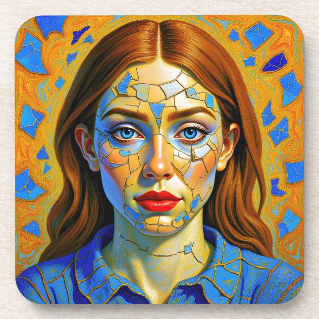 Porta-copo “Kaela” - Pattern of a Past (Frente)