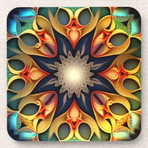 Porta-copo Kaleidoscope Mandala Flower Design- 23091