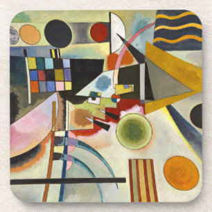 Porta-copo Kandinsky Abstrato Trabalho de arte