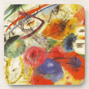 Porta-copo Kandinsky Black Trakes Abstrato Painting