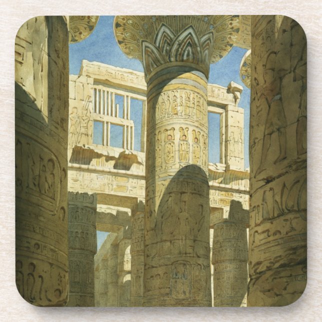 Porta-copo Karnak, c.1866 (w/c no papel) (Frente)