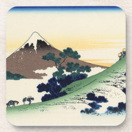 Porta-copo Katsushika Hokusai.  A passagem Inume na província