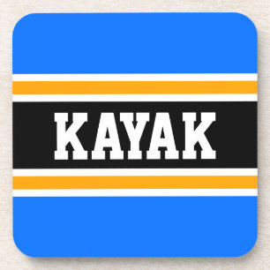 Porta-copo KAYAK Brincadeira Esportiva Brilhante Azul Escuro
