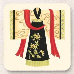 Porta-copo Kimono tradicional japonês com Impressão floral