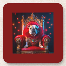 Porta-copo King Winnie O Bulldog Em Seu Trono