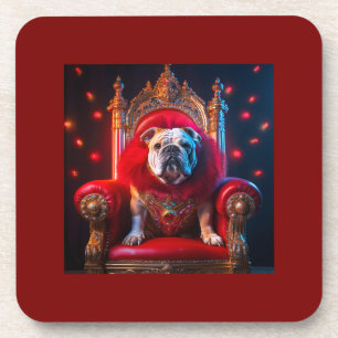 Porta-copo King Winnie O Bulldog Em Seu Trono