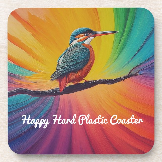 Porta-copo Kingfisher Happy (Frente)