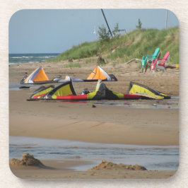 Porta-copo Kitesurfers do lago Michigan