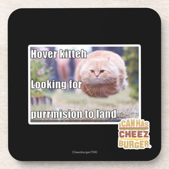 Porta-copo Kitteh do pairo (Frente)