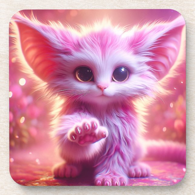 Porta-copo Kitten Art (Frente)