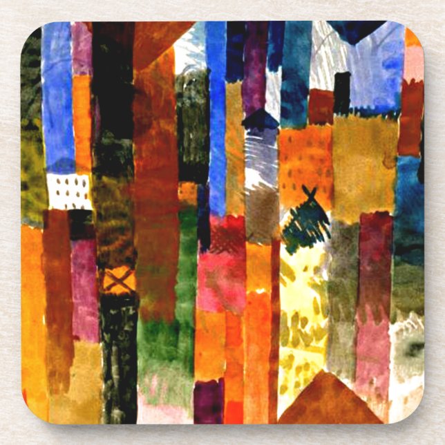 Porta-copo Klee - Antes da Cidade (Frente)