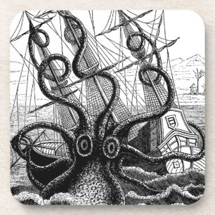 Porta-copo Kraken Eatting um navio de navigação