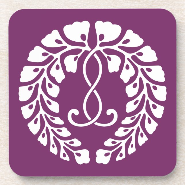 Porta-copo Kujo Wisteria (Frente)