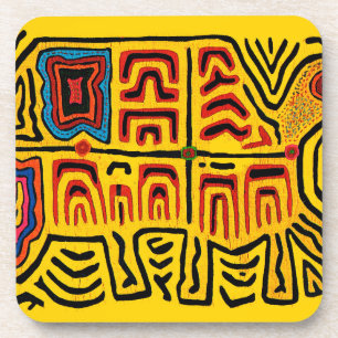 Porta-copo Kuna Indian Tribal Walking Turtle