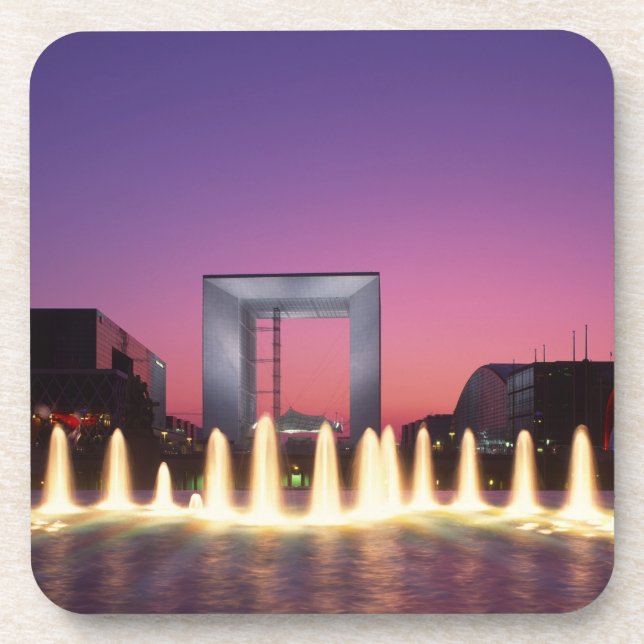 Porta-copo La Grande Arche, La Defense, Paris, França (Frente)