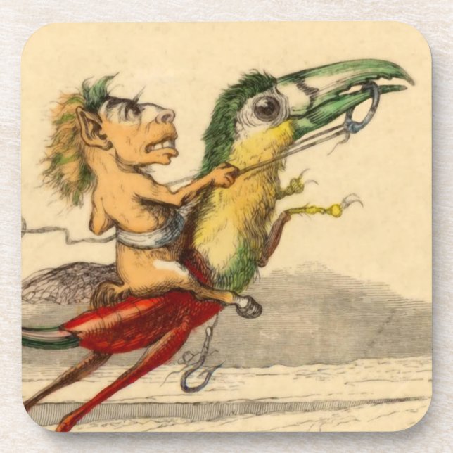 Porta-copo La Poursuite (A Chase) (Frente)