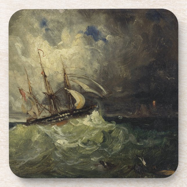 Porta-copo La Tempête - Félix Ziem (Frente)