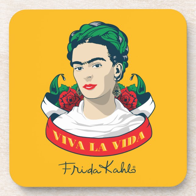 Porta-copo La Vida de Frida Kahlo | Viva (Frente)