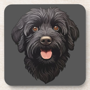 Porta-copo Labradoodle Black Dog