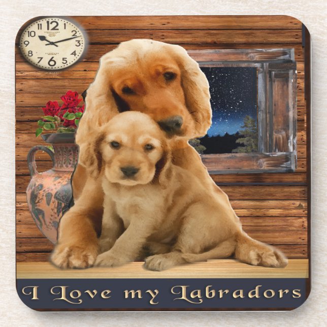 Porta-copo Labrador Retriever (Frente)