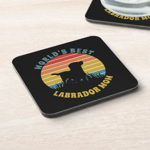 Porta-copo Labrador Retro Sunset Personalizado
