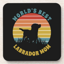 Porta-copo Labrador Retro Sunset Personalizado