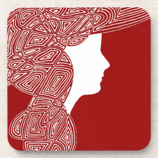 Porta-copo Lady Red