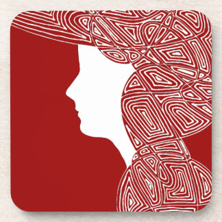 Porta-copo Lady Red