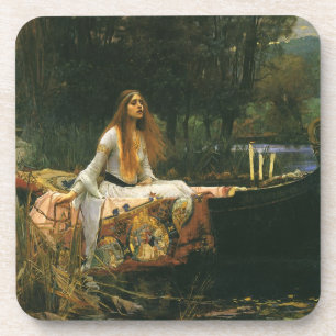 Porta-copo Lady Shalott On Boat por John William Waterhouse