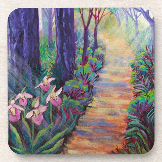 Porta-copo Lady Slippers no caminho (Frente)