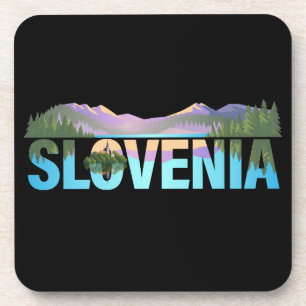Porta-copo Lago Bled Eslovênia Europa