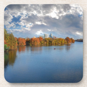 Porta-copo Lago Ladybird no outono - Austin, Texas