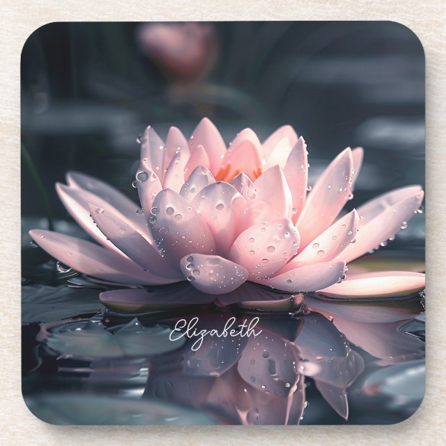 Porta-copo Lago Lotus Bonito (Frente)