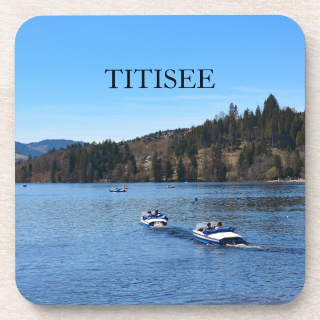 Porta-copo Lago Titisee na Floresta Negra      (Frente)