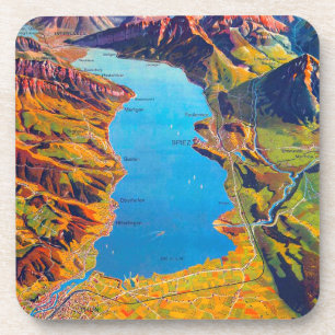 Porta-copo Lago Vintage de Thun Suiça
