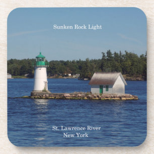 Porta-copo Lâmpada Sunken Rock Luz de 6 portas copos plástica