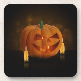 Porta-copo Lanterna de Abóbora Halloween com Velas